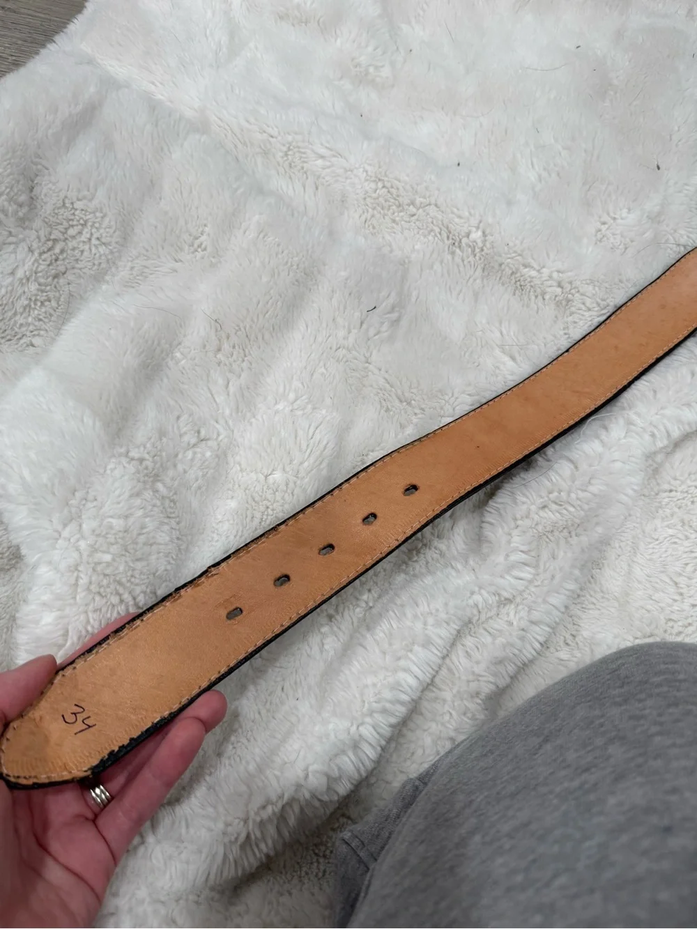 Embroidered Horse Belt With Design